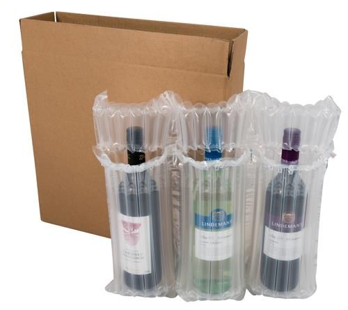 Protective & Cushioning   Plastic Packaging  Material  Inflatable Wine Shipping Bag